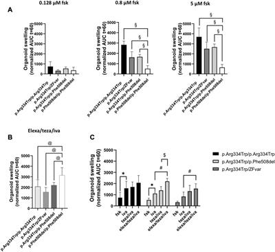 Personalized medicine: Function of CFTR variant p.Arg334Trp is rescued by currently available CFTR modulators